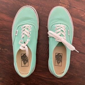 Light blue Vans